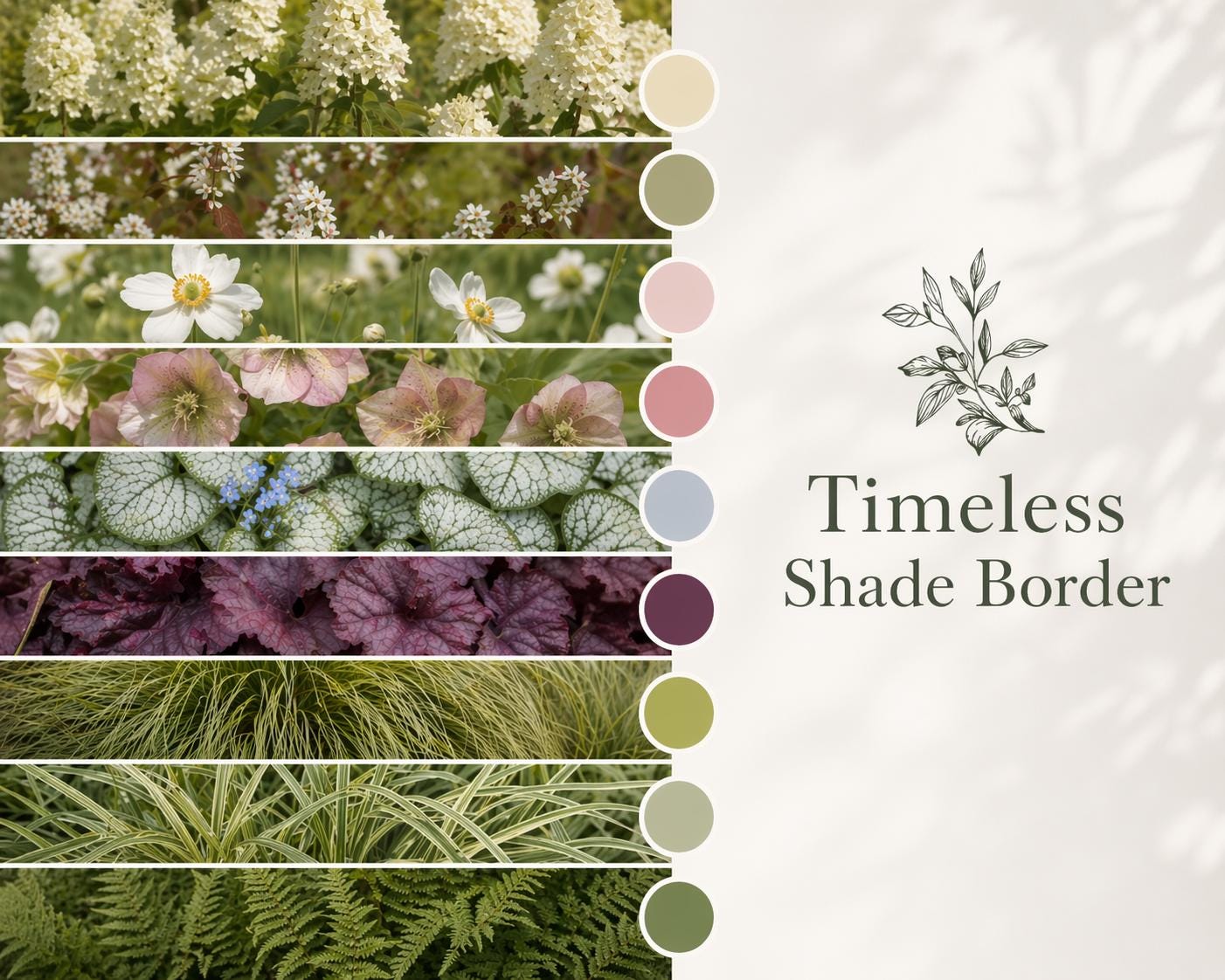 Under Tree Garden Plan — Shade Garden Ideas · Printable PDF · Zones 4–9